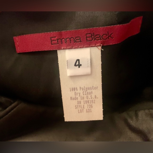 Emma Black for Saks 5th Avenue Outlet Elegant Black Maxi Skirt - SZ 4 - Picture 3 of 11